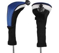 Golf Club Covers Golf Club Head Covers For Woods Hybrids Value 1/2 Pack,Protective Headcovers With Interchangeable No.Tags Golf Head Covers(2 Pack-Blue)