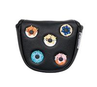 Golf Club Covers Golf Mallet Putter Cover Headcover Multi Style Color Pattern Magnetic Closure Club Supplies(Mallet doughnut)