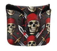 Golf Club Covers Magnetic Closure Pirate Skull