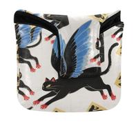 Golf Club Covers with Magnetic Closure Flying Red Cats