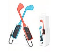 Golf Club for Nintendo Switch 2 Joy-Con Controller, Blue Orange | Sports Game Accessory, Mario Golf Compatible, 2 Pack, Switch 2