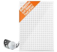 Golf Club & Golf Ball, White Reflective Dot Stickers, 3M Weatherproof Decals for Enhanced High Speed Camera Detection and Simulators, 1/4 Inch Size, Pack of 546