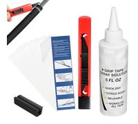 Golf Club Grip Replacement Set | Repair Kit Including Tape Strips And Solvent - Golf Club Grip Replacement Pack,for Women Men Boys Girls Teen