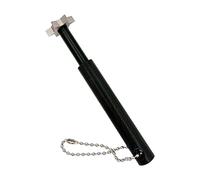Golf Club Groove Sharpener and Cleaner Tool with 6 Heads, Black