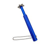 Golf Club Groove Sharpener and Cleaner Tool with 6 Heads, Blue