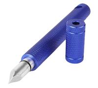 Golf Club Groove Sharpener Regrooving Tool, Portable Golf Club Groove Cleaner for U & V Grooves, Suitable for Irons, Wedges & Utility Clubs, Blue
