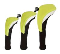 Golf Club Head Cover | 3 Pieces Mesh Protective Case - Golf Club Driver Covers - For Men And Women Sports Lovers For Course And Practice