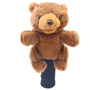 Golf Club Head Cover Cute Bear-Shaped Driver Head Covers Plush Average Size Driver Headcover Protective Decorative Golf Gifts