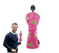 Golf Club Head Cover | Cute Strawberry Driver Protector,Weather-proof Anti-Wear Head Covers for Travel Outdoor Practice Golf Course Clubhouse Cart Tournament Vacation
