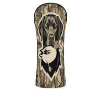 Golf Club Head Cover Headcover with Number Tags for Driver & Fairway Woods Duck Hunters with Dog Forests Camouflage Bottomland Camouflage