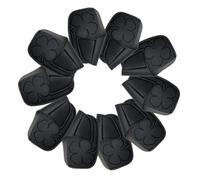 Golf Club Head Cover Iron Cover Sleeve Guard PU Material Water Resistant Construction with Secure Closure compact 12cmx13cm suitable for training rounds, color to 3