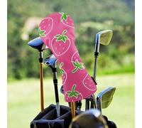Golf Club Head Cover | Protective Strawberry Driver Sleeve - Weather-Resistant Stylish Golf Club Head Covers for Outdoor Practice Driving Range Vacation Travel Clubhouse