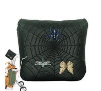 Golf Club Head Cover, PU Magnetic 3D Spider Web Embroidery | Driver Head Cover - For Men, Women, Teens, Golfers, Wife, Husband, Son, Daughter, Family, Friends And Colleagues