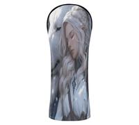 Golf Club Head Cover Set Pu Leather with Interchangeable No. Tags for Driver Fairway Wood Hybrids Game Anime Winter Playroom Bear