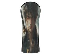 Golf Club Head Cover Set Waterproof Headcovers with Number Tags Designed to Fit All Woods and Drivers Game Anime Playroom Japanese Samurai