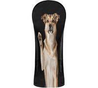 Golf Club Head Cover Set Waterproof Headcovers | with Number Tags for Driver/Fairway Wood/Hybrid Tri Color Cavalier King Spaniel Sitting Dog