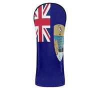 Golf Club Head Cover Waterproof Headcover with Number Tags Designed to Fit All Woods and Drivers Flag of South Georgia and The South Sandwich Islands