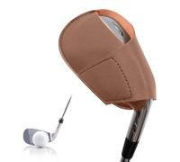 Golf Club Head Covers - 10.5x7cm Soft Leather Protective Case, Golf Iron Headcover, Wrist Splint For Sprains, And | Golfs Head Cover For Men And Women Clubs