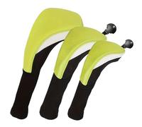 Golf Club Head Covers - 3 Pcs Set | Protective Golf Head Cover Set | Club Heads Protector | Soft Lining Golfs Driver Fairway Cover For Outdoor Training Course Play And Daily Golfs Equipment Protection