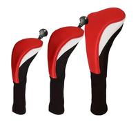 Golf Club Head Covers | 3 Pieces Long Neck Mesh Case, Long Collar Driver Head Covers For Men Women Outdoor Sports Lovers On Course And Terra