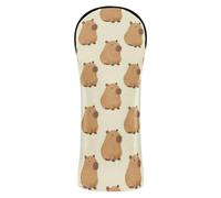 Golf Club Head Covers Cute Capybaras on Cream Background Hybrid