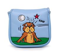 Golf Club Head Covers Funny Mallet Putter Cover with Strong Magnetic Headcovers Fits Most Putters Scotty Cameron, Taylormade, Odyssey, Titleist, Callaway Mallet Putter Headcover (Gopher Light Blue)