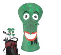 Golf Club Head Covers - Funny Putter Racket Head Protector Premium PU Leather Design | 32.5 x 17 x 1 cm Lightweight Durable Club Protector Scratch Resistant Stylish Accessories Outdoor Practice Place