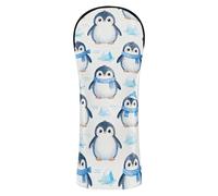 Golf Club Head Covers Headcover with Number Tags for Driver & Fairway Woods Penguin Winter Fabric
