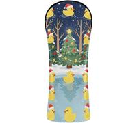 Golf Club Head Covers Headcovers | with Number Tags for Driver, Woods and Hybrid Christmas Santa Hat Rubber Duck