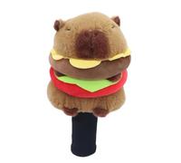 Golf Club Head Covers - Plush Capybara Shape Protector, Scratch Resistant Cartoon Gear, Durable Wood Driver Shield, Efficient Hybrid Putter Accessory | Golf Head Covers For Men Women Beginner