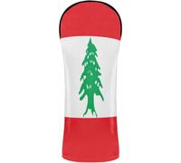 Golf Club Head Covers Premium Leather Headcovers with Number Tag for Woods and Driver Hybrid Lebanon Flag The Lebanese Republic