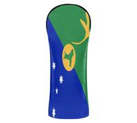 Golf Club Head Covers Waterproof Headcover with Number Tag Designed to Fit All Woods and Drivers Flag of Christmas Island