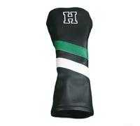 Golf Club Head Covers with Tags No 135H Made of Waterproof PU Leather Soft Lining Double Elastic Band to Prevent Slipping for Various Golf Clubs (No.H)