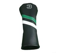 Golf Club Head Covers with Tags No 135H Made of Waterproof PU Leather Soft Lining Double Elastic Band to Prevent Slipping for Various Golf Clubs (No.3)