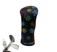 Golf Club Headcovers, Colourful Embroidery Golf Head Covers for Golf Clubs, Extend and Thicken Golf Driver Covers with Snowflake Embroidery, Gift for Coworkers, Friends, Family.