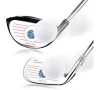 Golf Club Impact Stickers Labes for Irons and Woods Value 125/250pcs, Golf Club Target Label Tape Great for Golf Beginner and Leaners, Fit Traning Aids Practice Ball Hitting (Red-125 Woods +125 Irons)