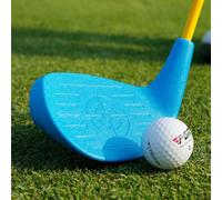 Golf Club Iron for Children, 7 Large Strike Surface Golf Practice Club with Plastic Head and Lightweight Carbon Shaft Teaching Golf Iron (boys,age 3-5)