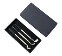 Golf Club Pen Set - Creative Miniature Stationery Kit, 3PCS Toy Golf Pens | Decorative Writing Supply with Carry Box for Working Desks, Gifting Ideas, Stocking Stuffers, Offices Decor, Game Enthusiast