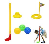 Golf Club Set for | Portable Outdoor Golf Toys for Lawn | Indoor Exercise Game with Training Balls and Club Equipment, Po Toys Set