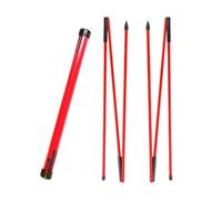 Golf Clubs Alignment Aid - Golf Alignment Training Clubs, Pack of 2 Foldable | Golf Practice Rods for Aiming, Putting, Complete Swing Trainer,
