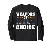 Golf Clubs Vintage Weapons of Choice Long Sleeve T-Shirt