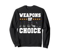 Golf Clubs Vintage Weapons Of Choice Sweatshirt