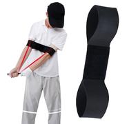 Golf Connection Band | Golf Band Training Aid - Hand Positioning Elastic Armband Putting Green Practice Attachment for Adults Beginners Professionals Men Dad Husband Father