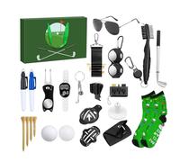 Golf Countdown Calendar - 13 Inch Gift Box for the Holidays | Paper Fabric Set - 24-Day Christmas Men, Dads and Golf Lovers with Daily Accessories, Ready