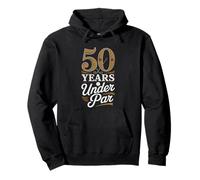 Golf Couple Husband 50th Anniversary Still Under Par Humor Pullover Hoodie