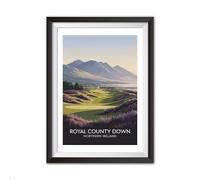 Golf Course A4 Wall Art Print - Famous Courses Collection (Royal County, A4 NO FRAME)