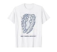 Golf Course Architect Blue Print - Fun Gift Golfers Man Cave T-Shirt