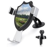 Golf Course Car Phone Mount Universal Auto Phone Holder Adjustable Cellphone Car Mount 360° Rotation, Dashboard & Windshield & Air Vent Strong Suction Cup Phone Stand Compatible with All Smartphones