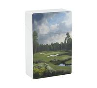 Golf Course Cigarette Case Stylish Lightweight Pocket Holder Case for Smoke Waterproof Cigarette Dispenser Cigarettes Accessories for Outdoor Camping Hiking