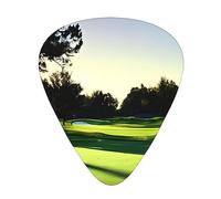 Golf Course Guitar Paddle 12 Pack Guitar Picker Suitable For Bass Guitar Electric Guitar Soundtrack Guitar Yukrili